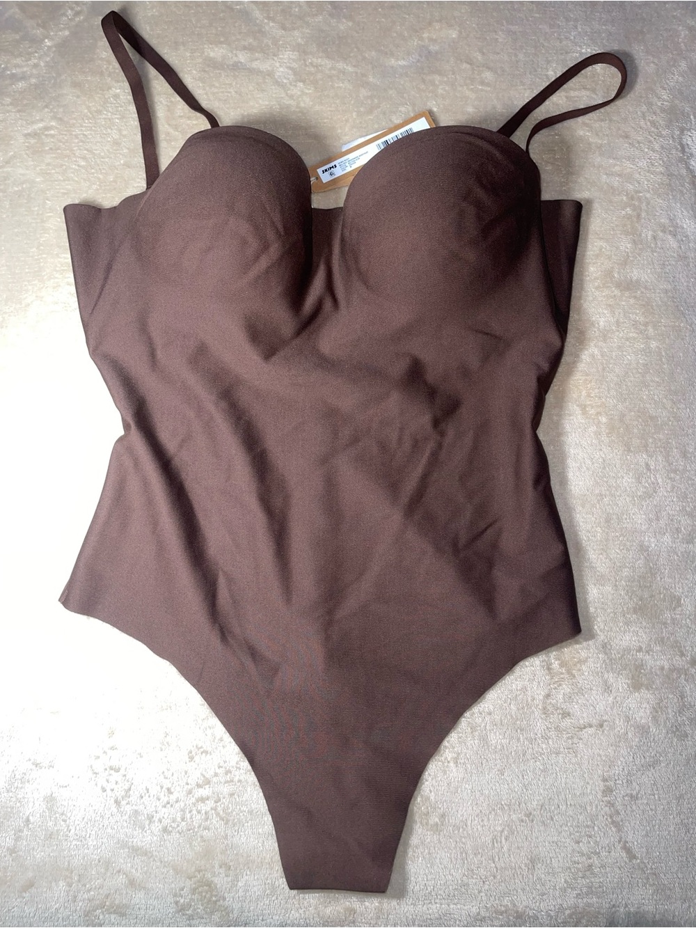 SKIMS Body Molded Underwire Bodysuit | Cocoa | Size M | NWT
